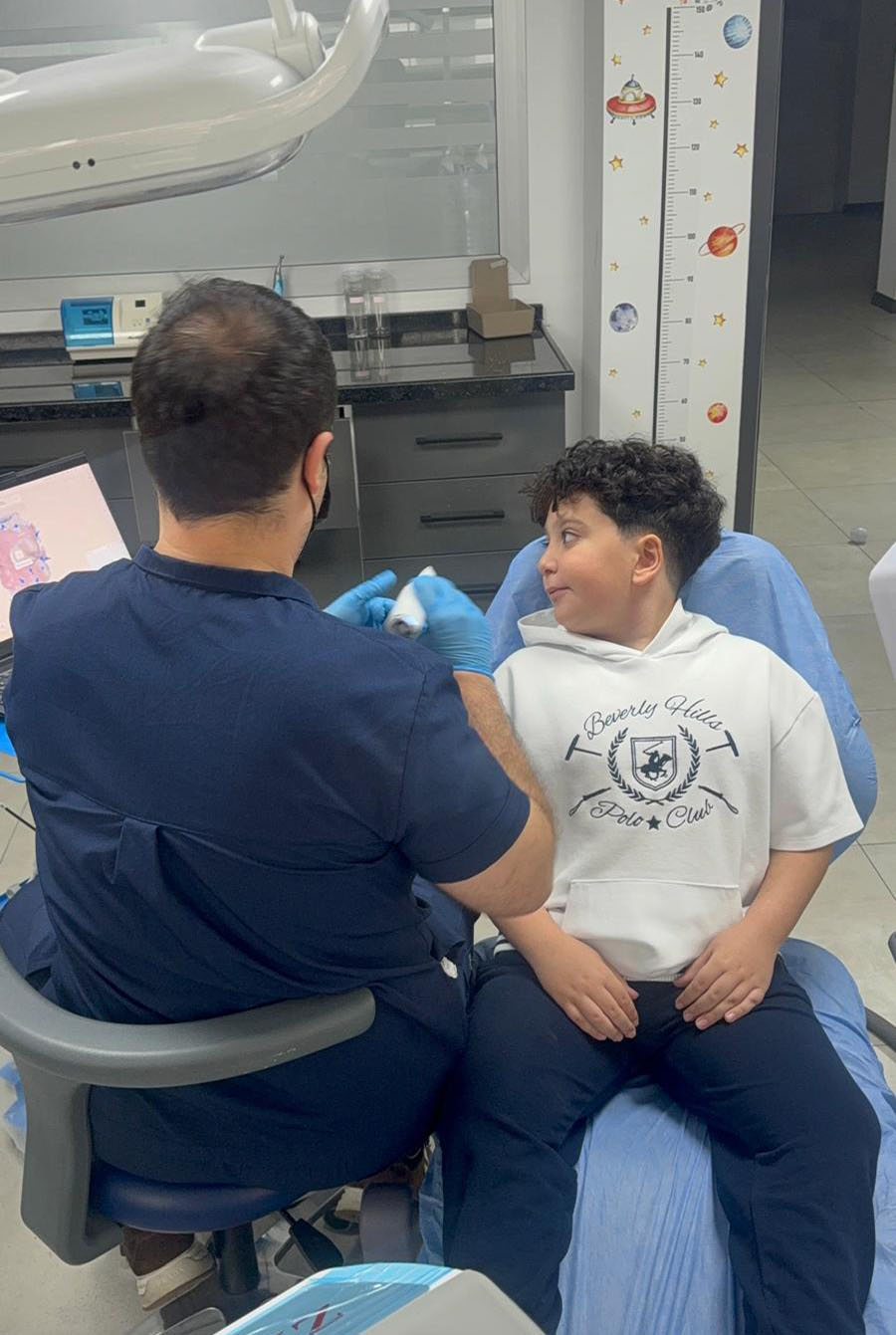 Dr. Dt. Olgu Demirci ile hasta - Ankara çocuk diş hekimi